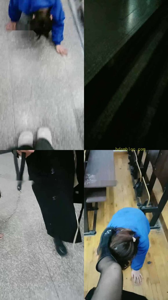 【爱可呀】母畜-遛狗爬行/舔毛拖鞋/舔素人长靴/闻棉袜