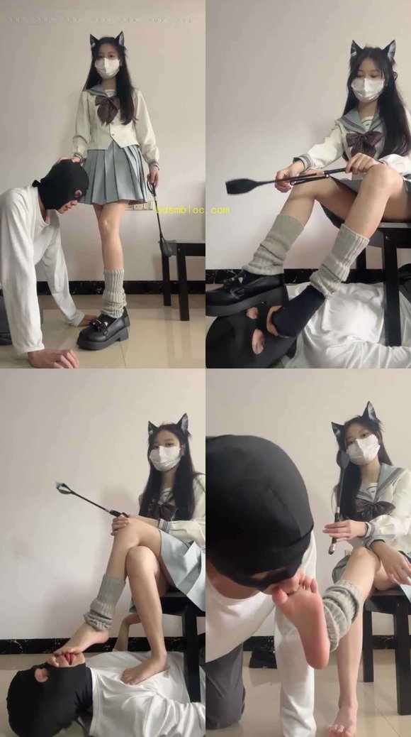 【甜怡】少女的足虐