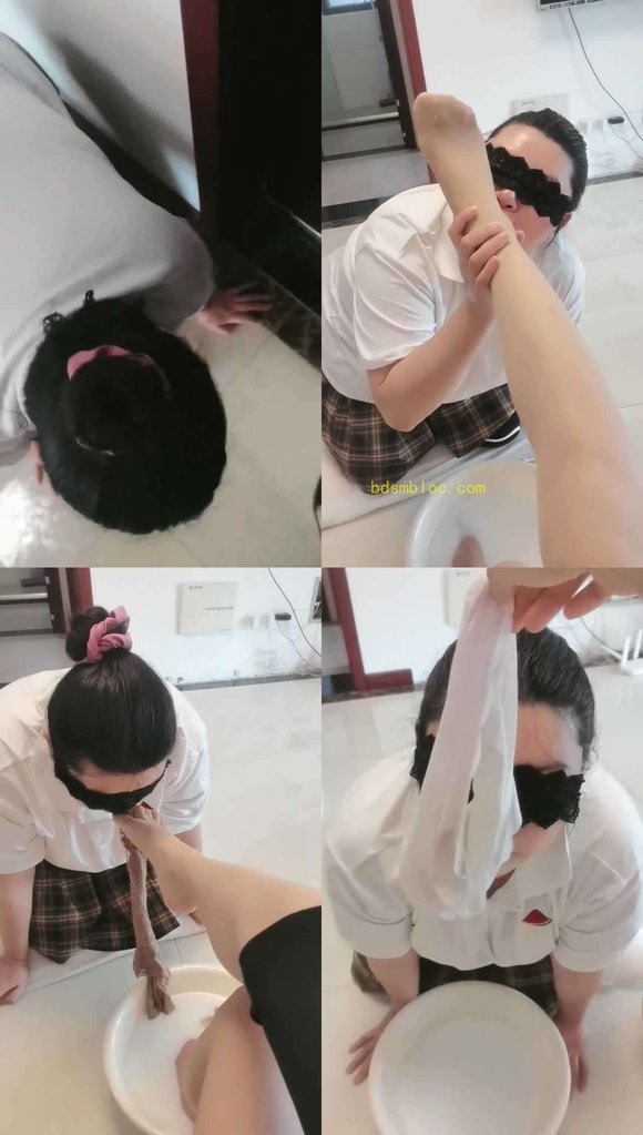 【凌儿女神】母畜-跪舔脏高跟/伺候沐足/吃丝袜/喝洗脚水