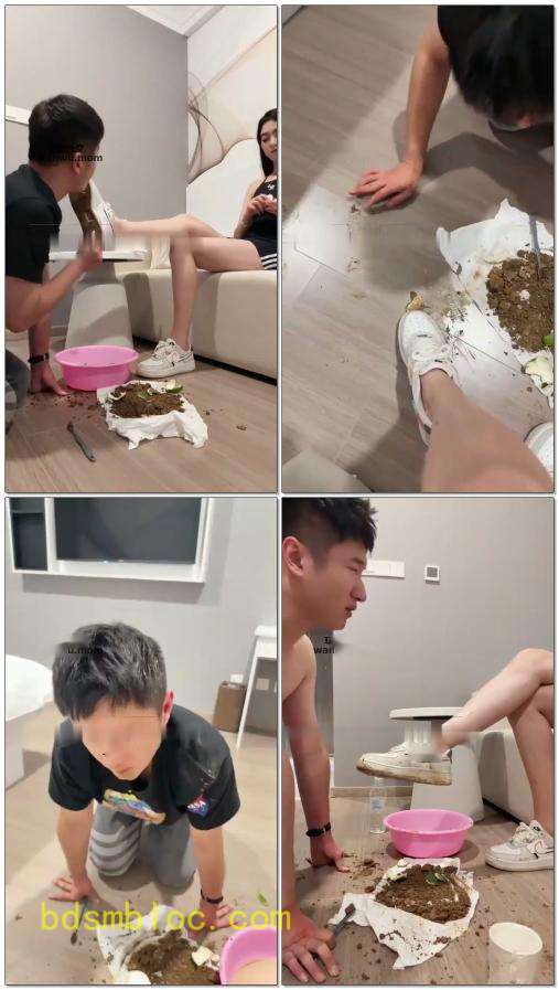 【泡泡】贱货喝洗脚水