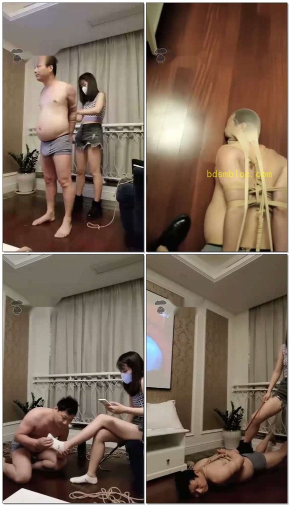 【s夏夏绳缚】深夜调教喜欢被捆紧的狗【90分13秒】