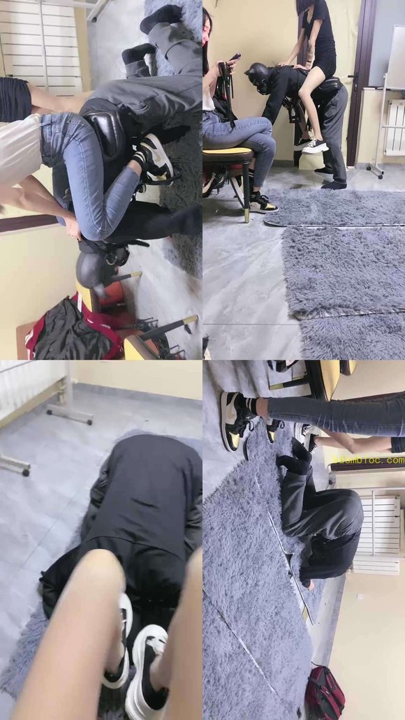 【安琪】姐妹花驯骑马奴专场/耳光转胯