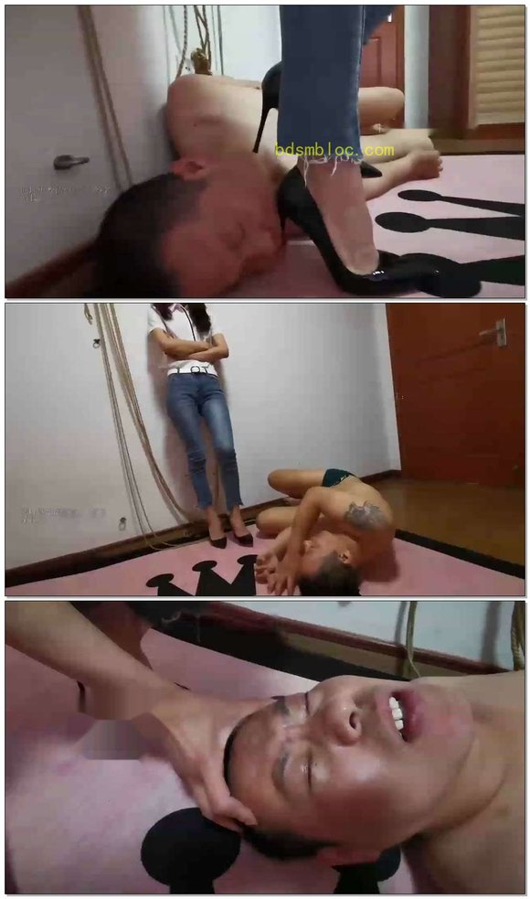 【执念】超狠高跟踩眼睛踩嘴巴
