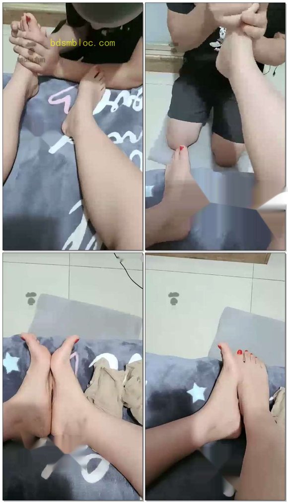 【林夕女王】刚忙完家奴给我按摩脚
