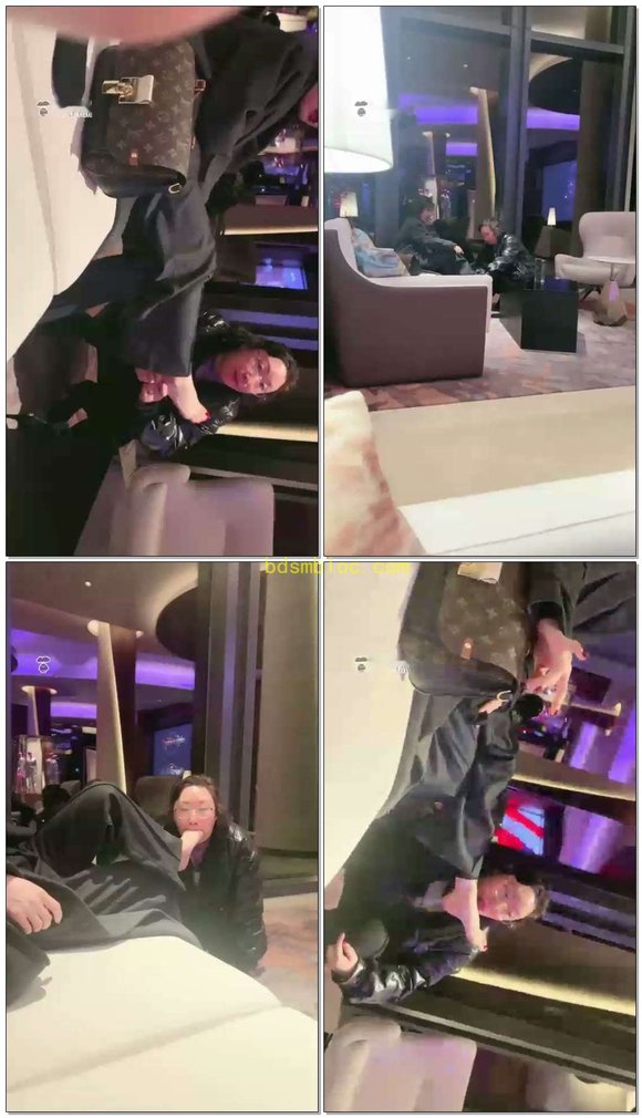 【歌迪丝】酒店大堂刺激调女奴三婶