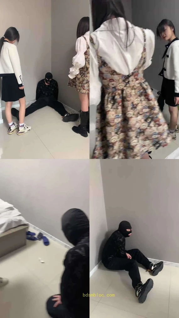 【精神小妹】双学生主重度踢踹/喝圣水/穿鞋踩踏