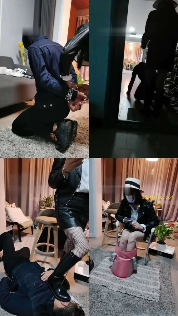 【乐姐】家奴隔离回来奴性训练强化