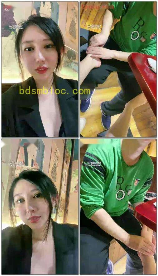 【上海芭比】学弟餐厅户外按摩脚