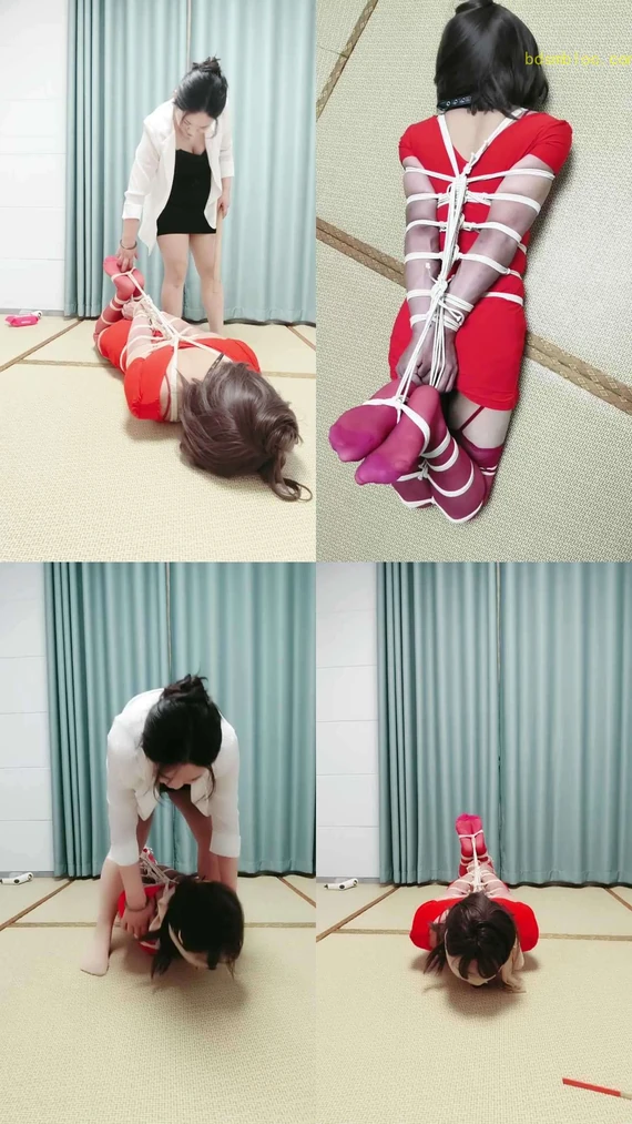 【盈盈S】玩一下直臂驷马捆绑