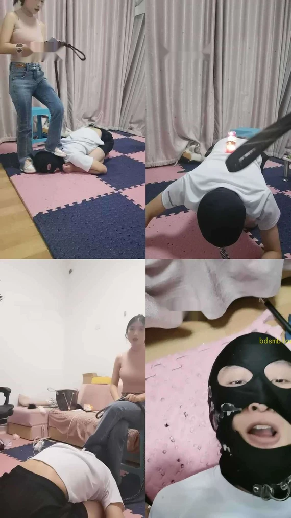 【海绵大大】御姐小白鞋白袜羞辱狗东西