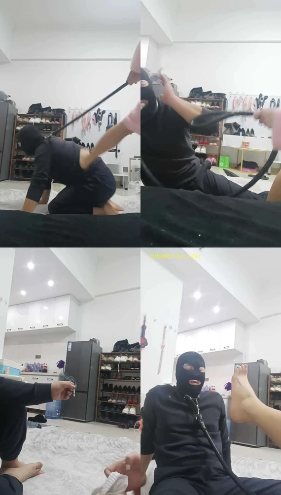 【冷皇】袜子塞嘴暴力踢踹